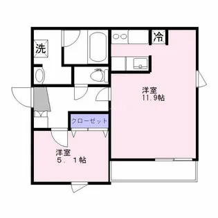 FOエイト【2階】の間取り
