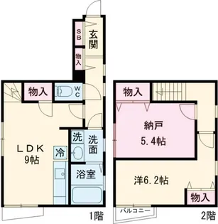 アジュール目黒本町【1階】の間取り
