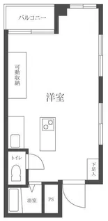 ヴェッセルコート【4階】の間取り