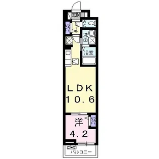 ミーテ ジラソーレ【1階】の間取り