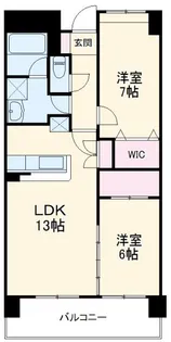 ルピナスコート草薙【4階】の間取り