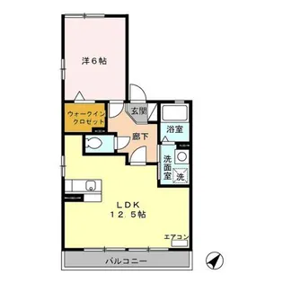 エスペランサII【2階】の間取り