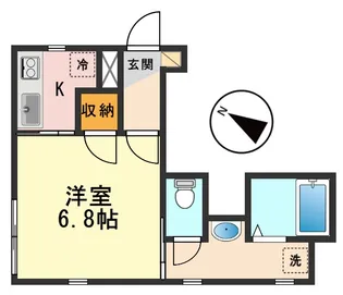クラッシーコート【1階】の間取り