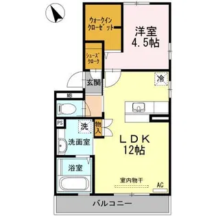 ヒルズ琴芝町【3階】の間取り