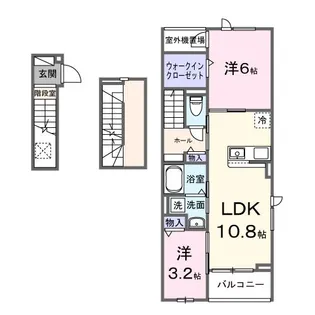 リラリア町田【3階】の間取り