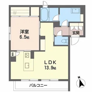 エスポワール【2階】の間取り
