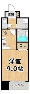 エクセレント上新18【2階】の間取り