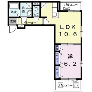 プリートN【3階】の間取り