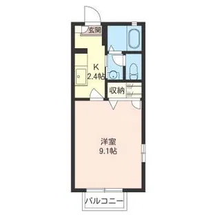 エスプワール【1階】の間取り
