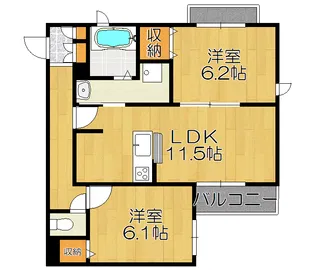 ShaMaison MIYO東園田【2階】の間取り