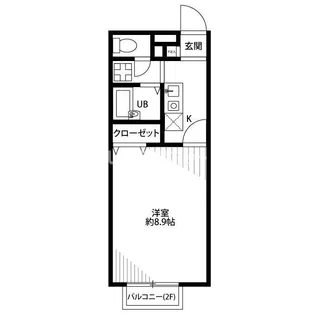 アムール 翼【2階】の間取り