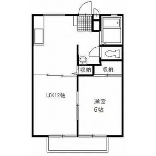 サンハイツさくら (さくら市)【2階】の間取り