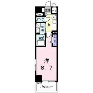 コンドミニアム Shi Ro【2階】の間取り
