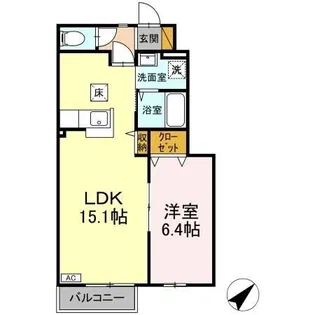 インレット【1階】の間取り