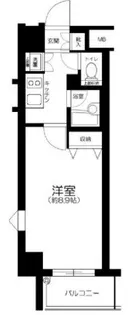 プレール・ドゥーク御徒町【6階】の間取り