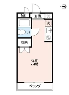 アークむらさき橋A棟【3階】の間取り