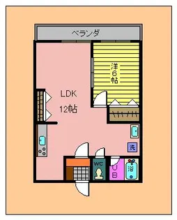 レジェンデ寺小路【2階】の間取り