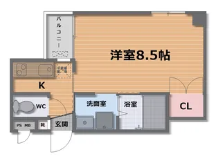 フォルグレンツェン【2階】の間取り