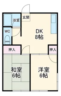 長谷川アパート【2階】の間取り