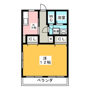 メゾンdeダイエー【1階】の間取り