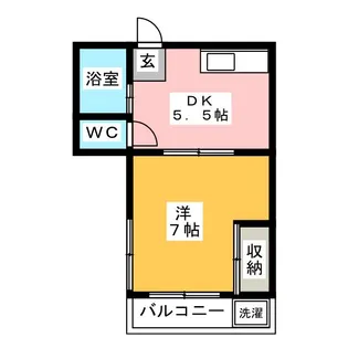 コーポ第2フクジュ【2階】の間取り