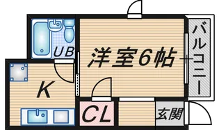 リバティハウス【1階】の間取り