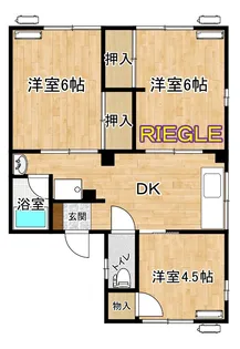 セゾンハイムA【1階】の間取り