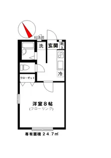 フィオーレハウス【2階】の間取り