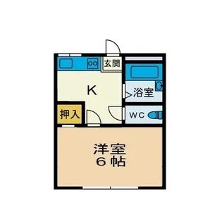 ハビテーション野口【2階】の間取り