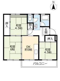 3DKの間取り画像