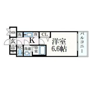 プレサンスNAGOYA本陣【11階】の間取り