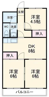 メゾン永田【3階】の間取り