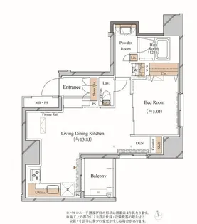 東京都台東区東上野3【マンション】の間取り