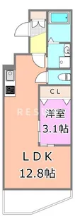 千葉県千葉市中央区南町2【マンション】の間取り