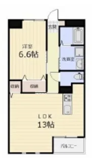 ZEUS岡山北【2階】の間取り