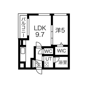 プランドール前田【3階】の間取り