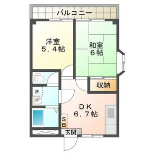 ハヤシビル【3階】の間取り