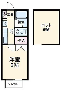 クラシカル吉住【2階】の間取り