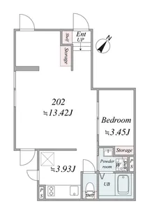 PREAS SHIBUYAHONMACHI【2階】の間取り