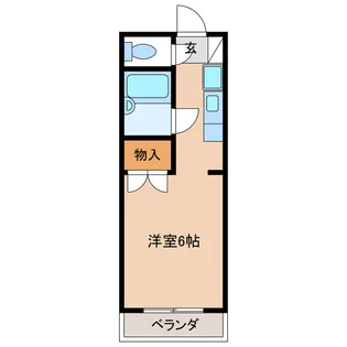 岐阜県岐阜市黒野【アパート】の間取り
