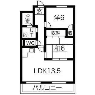 ハッピーコート加古川【4階】の間取り