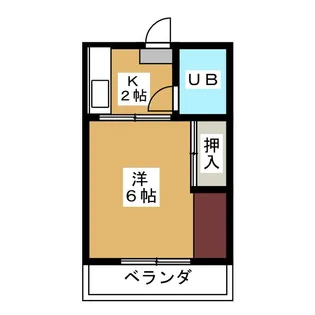 榎本ハイツB【2階】の間取り