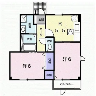 メゾン・ド・ふじ【1階】の間取り