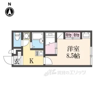 レオパレスBLOSSOM【2階】の間取り