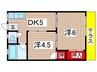 第7長栄マンション【1階】の間取り