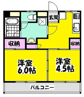 芦山ビル【4階】の間取り
