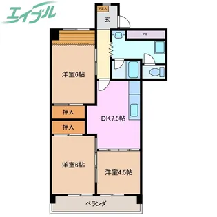 第一加藤ビル【4階】の間取り