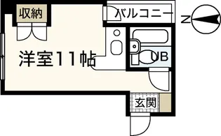 サニーベル住吉【4階】の間取り