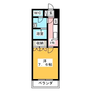 グランドコート【2階】の間取り