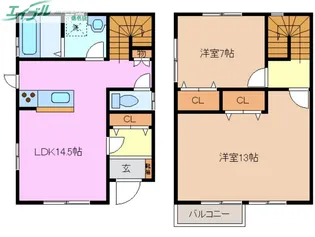 三重県桑名市星見ヶ丘5【一戸建】の間取り